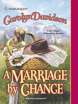 cover image of A Marriage by Chance